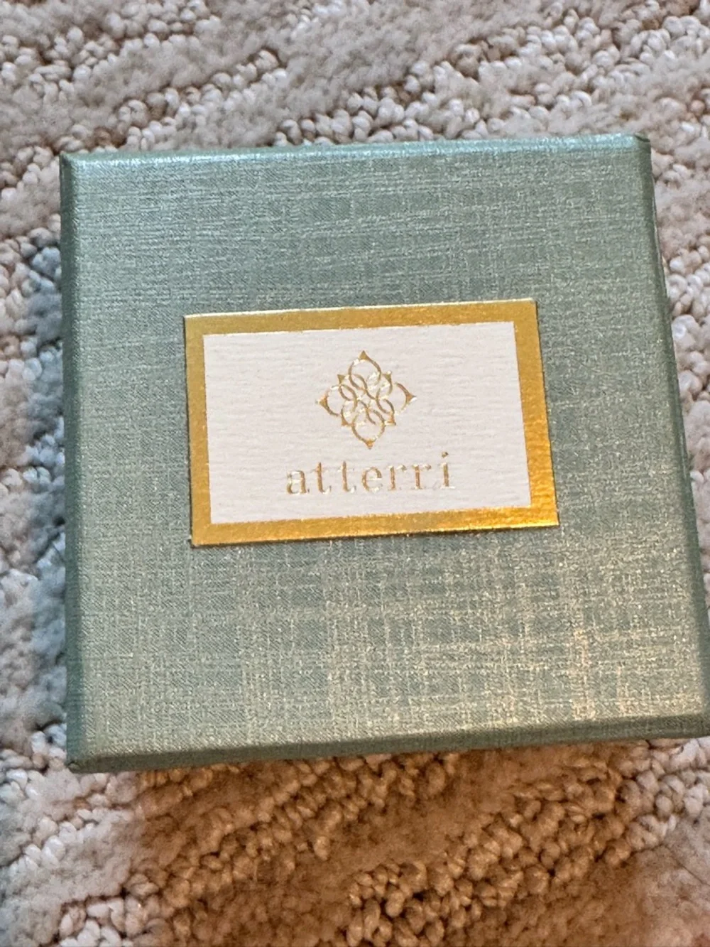 Atterri Two-Tone  Ring - Silver and Gold (Size 8) looks like a name brand ring - Picture 5 of 5
